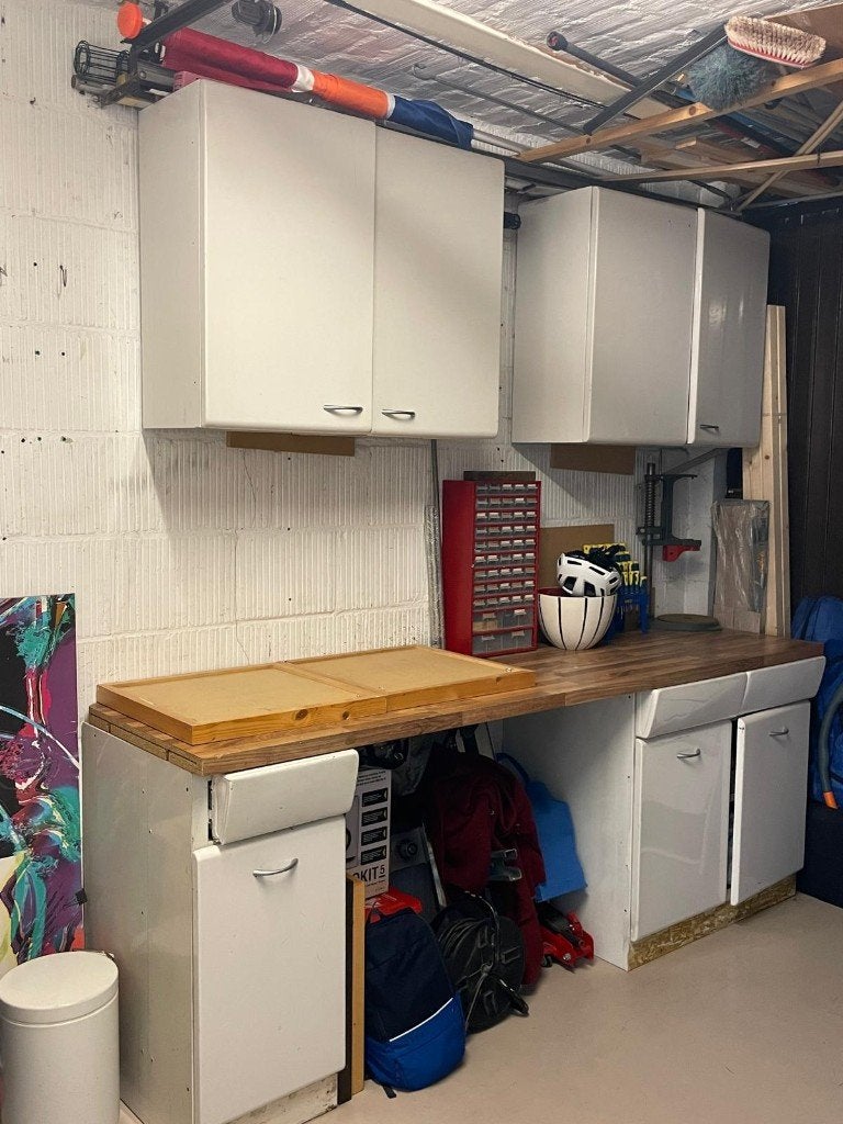Te koop Vintage American Kitchen onderdelen, Huis en Inrichting, Keuken | Keukenelementen, Ophalen, Gebruikt, Wit, 50 tot 100 cm