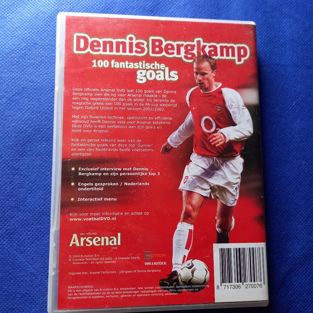 DVD Dennis Bergkamp, Cd's en Dvd's, Dvd's | Sport en Fitness, Voetbal, Alle leeftijden, Zo goed als nieuw, Ophalen