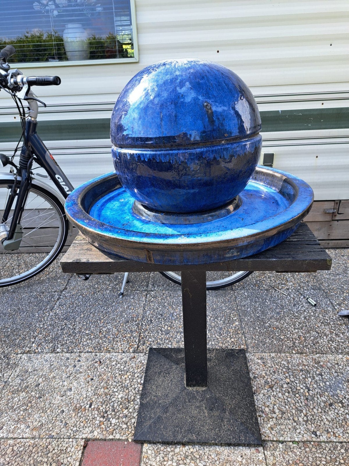 Waterornament, Tuin en Terras, Ophalen, Gebruikt, Beton, Waterornament
