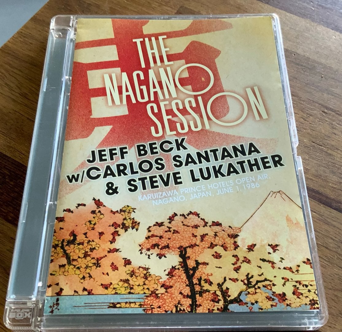 DVD JEFF BECK CARLOS SANTANA LUKATHER THE NAGANO SESSION ‘86, Verzenden, Alle leeftijden, Inclusief boekje, Concert