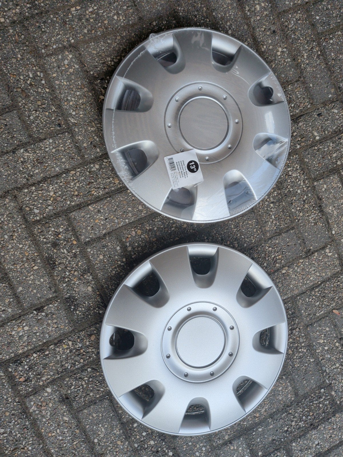 2 Nieuwe Kunststof Wieldoppen Wieldeksels 13 inch, Auto diversen, Wieldoppen, Ophalen, Nieuw
