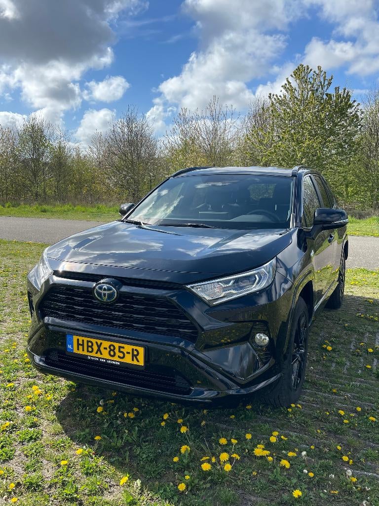 Toyota Rav4 2.5 Hybrid 222pk CVT AWD 2020 Zwart, Auto's, Toyota, Automaat, 4 cilinders, 2487 cc, Zwart