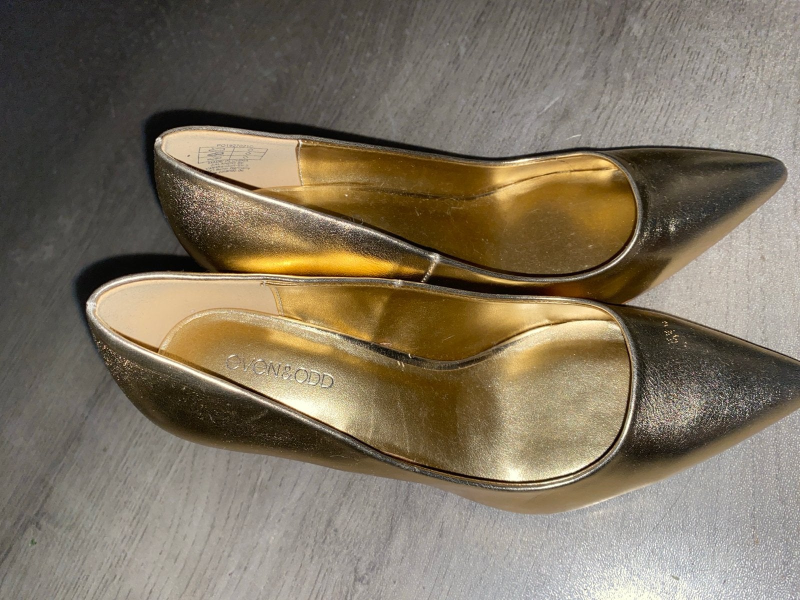 Even & Odd gouden hakken maat 37 - Nieuw, Kleding | Dames, Ophalen of Verzenden, Nieuw, Overige kleuren, Pumps