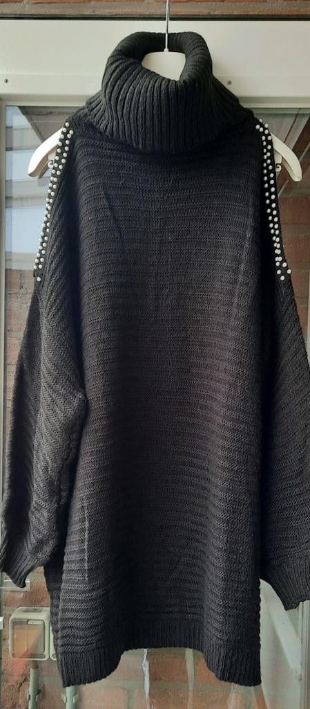 Trui tuniek onesize 2 stuks, Kleding | Dames, Ophalen of Verzenden, Nieuw, Maat 46/48 (XL) of groter, Zwart