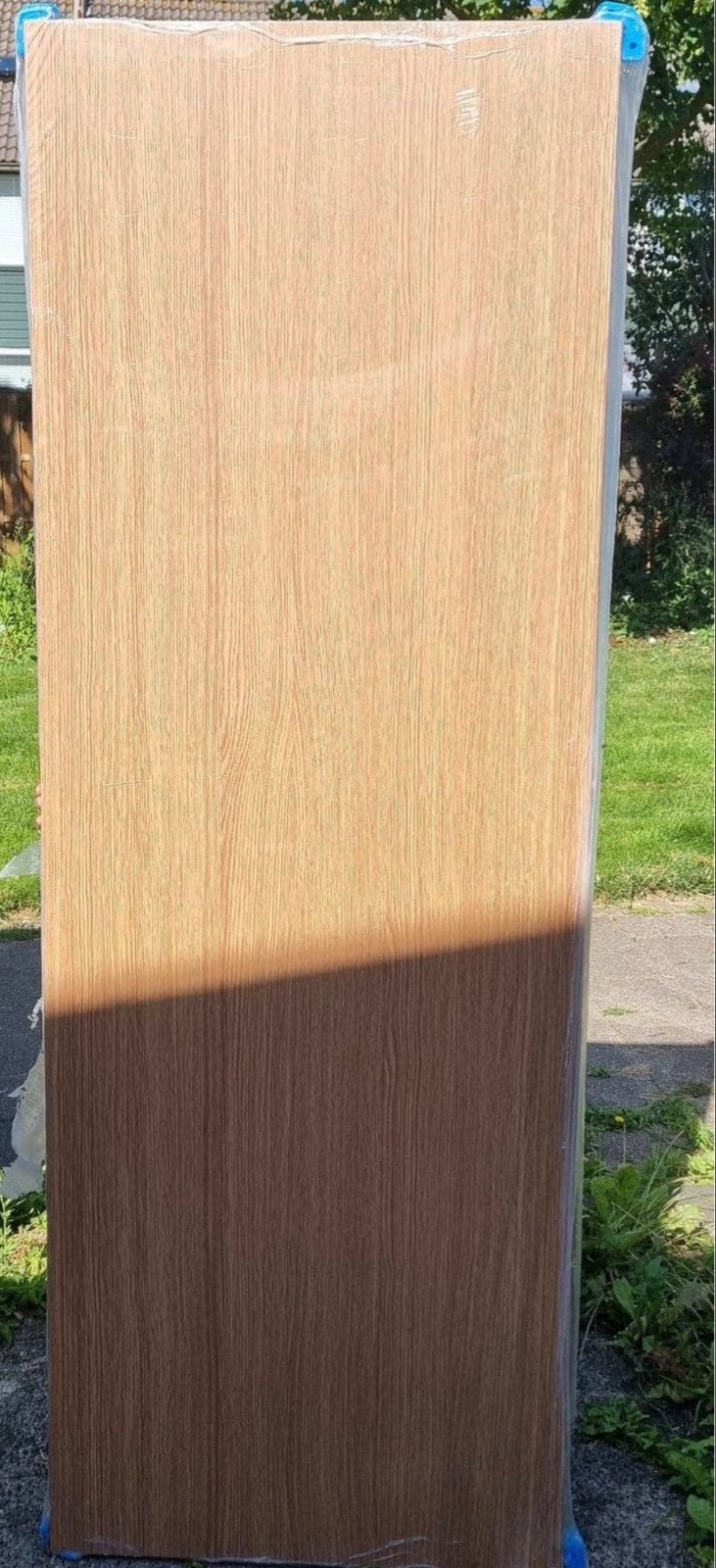 Nieuwe houten binnendeur 2x - stompe deuren, Doe-het-zelf en Verbouw, Ophalen, Minder dan 80 cm, Binnendeur, Zo goed als nieuw