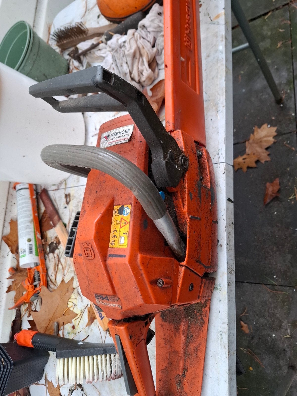 motorzaag husq varna, Ophalen, Gebruikt
