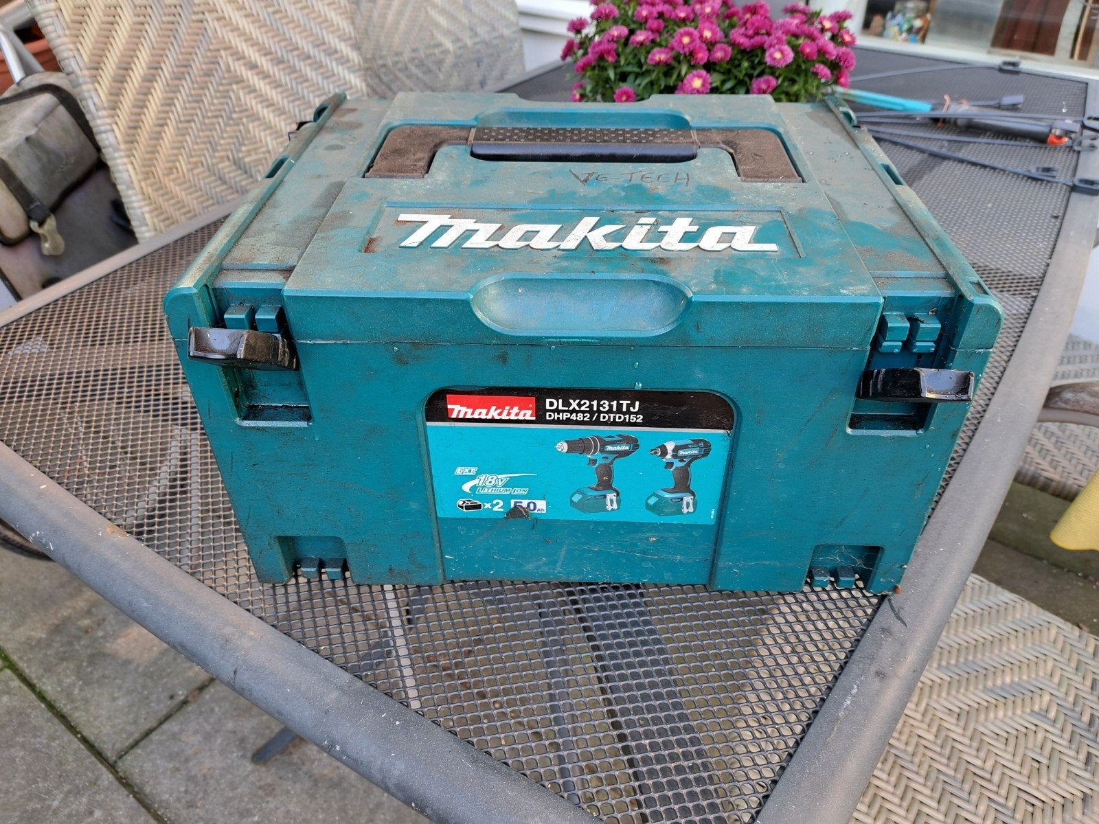 Mooie Makita box DLX2131TJ te koop, Ophalen of Verzenden, Gebruikt, Overige typen