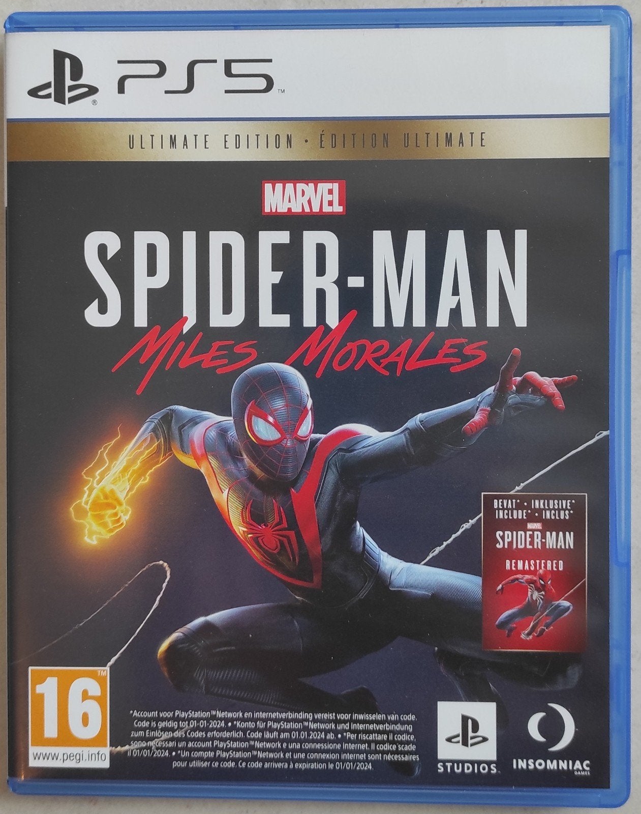 SPIDER-MAN: Miles Morales -- PS5 versie, Spelcomputers en Games, Avontuur en Actie, 1 speler, Ophalen of Verzenden, Zo goed als nieuw