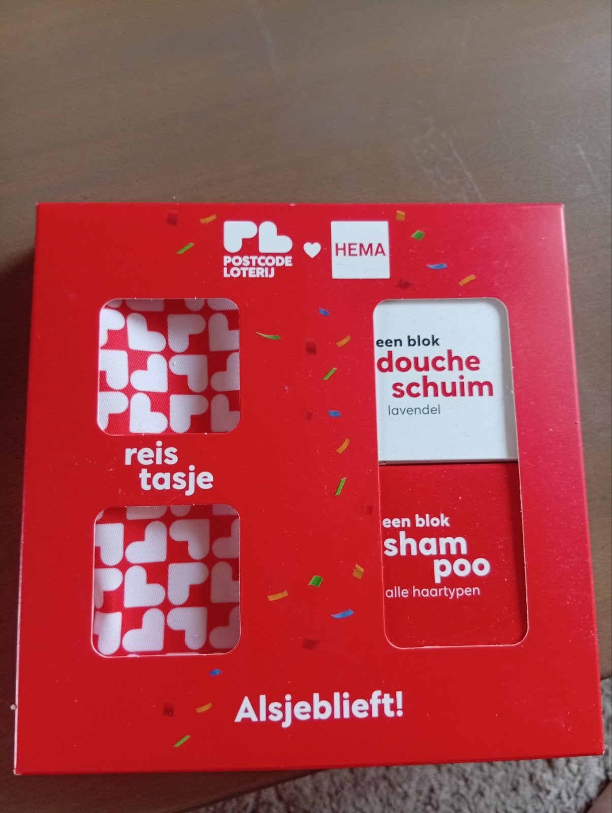 Hema Postcode Loterij Reis Tasje Douche Schuim Shampoo Set, Ophalen of Verzenden, Nieuw