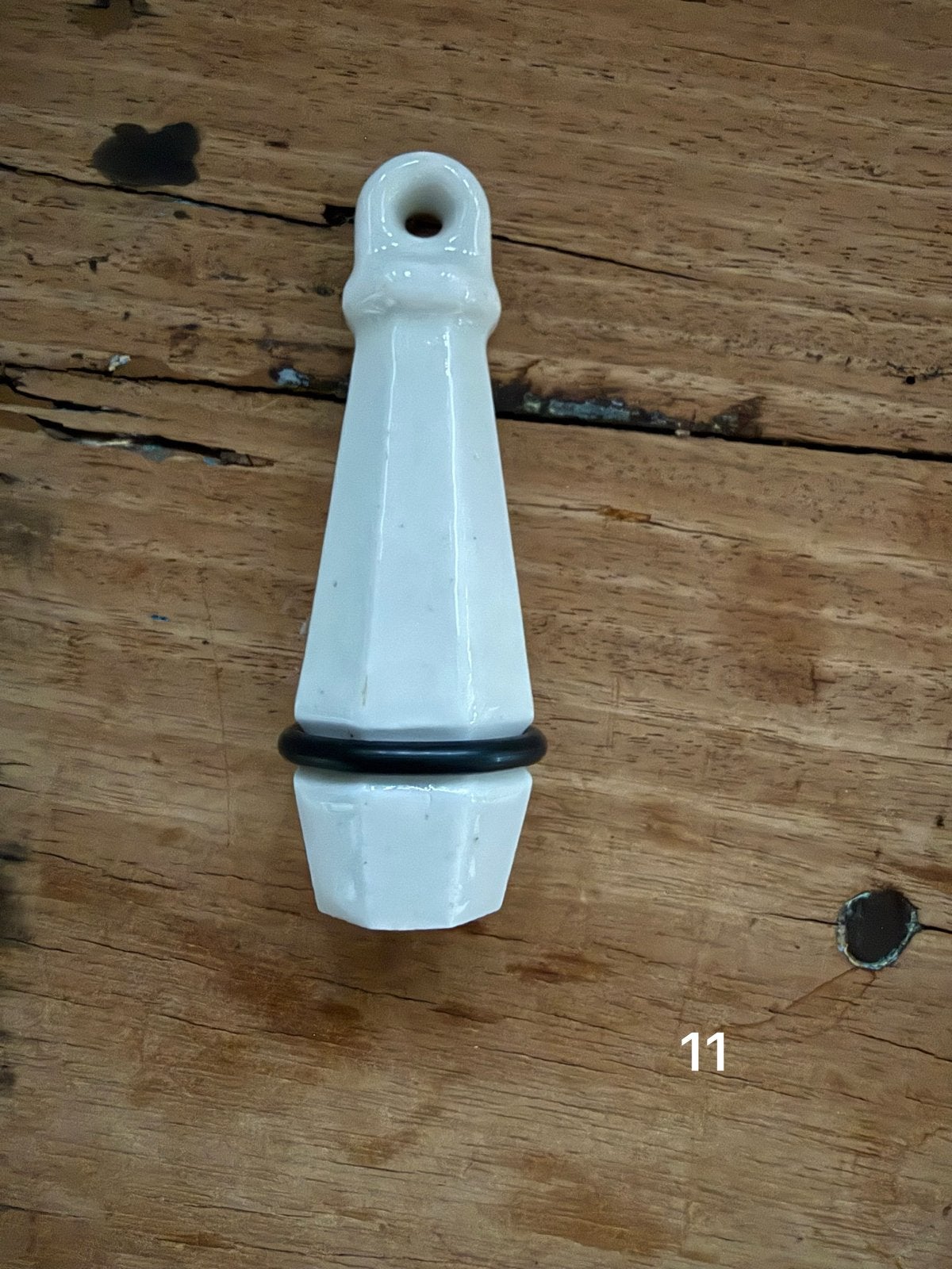Vintage porseleinen wc trekker voor toilet of lamp, Ophalen of Verzenden
