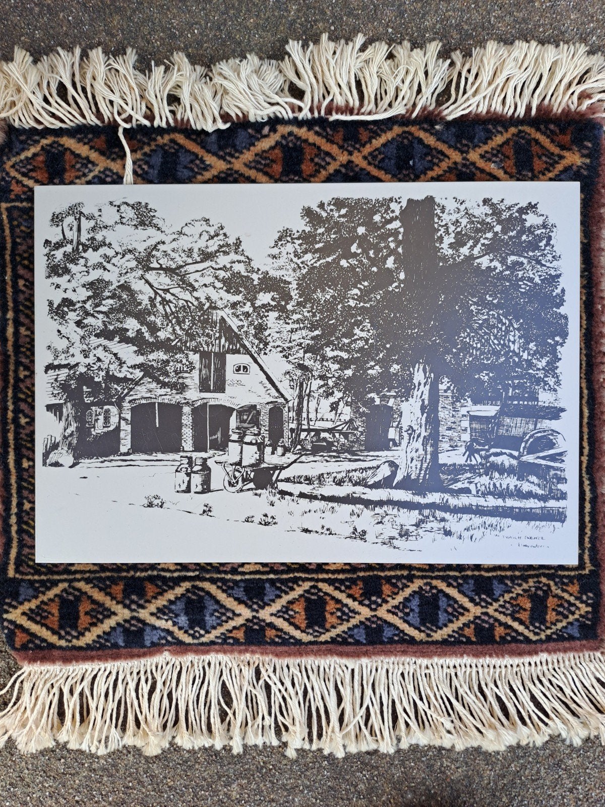 erts  '' pentekening. ( Twente), Ophalen of Verzenden