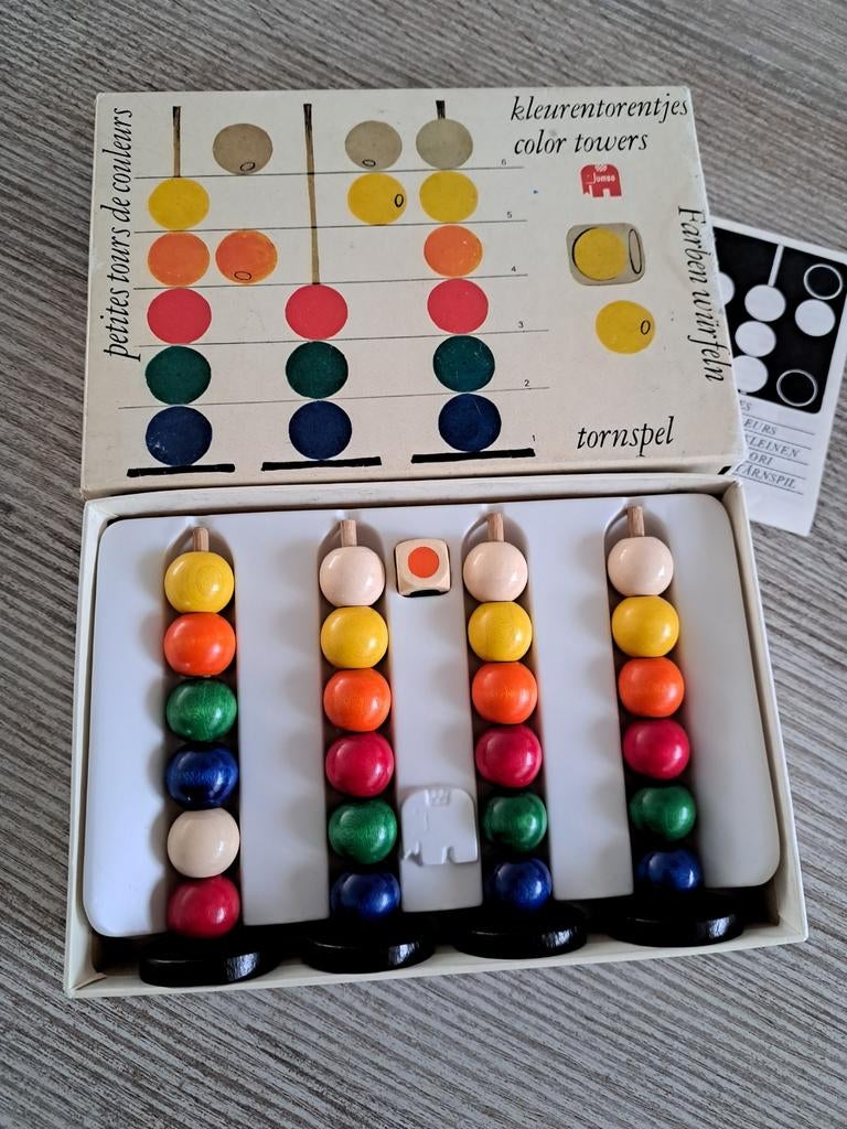 Kleurentorentjes Spel, Hobby en Vrije tijd, Ophalen of Verzenden, Gebruikt