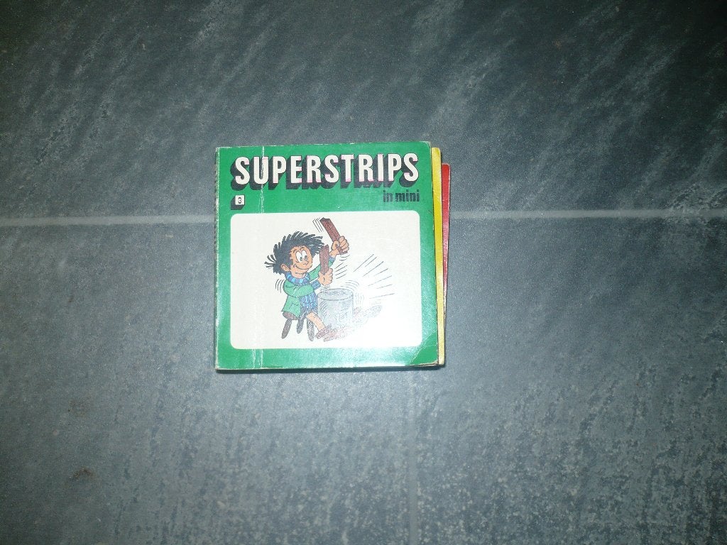 de hele serie superstrips in mini, Complete serie of reeks, Ophalen of Verzenden, Gelezen
