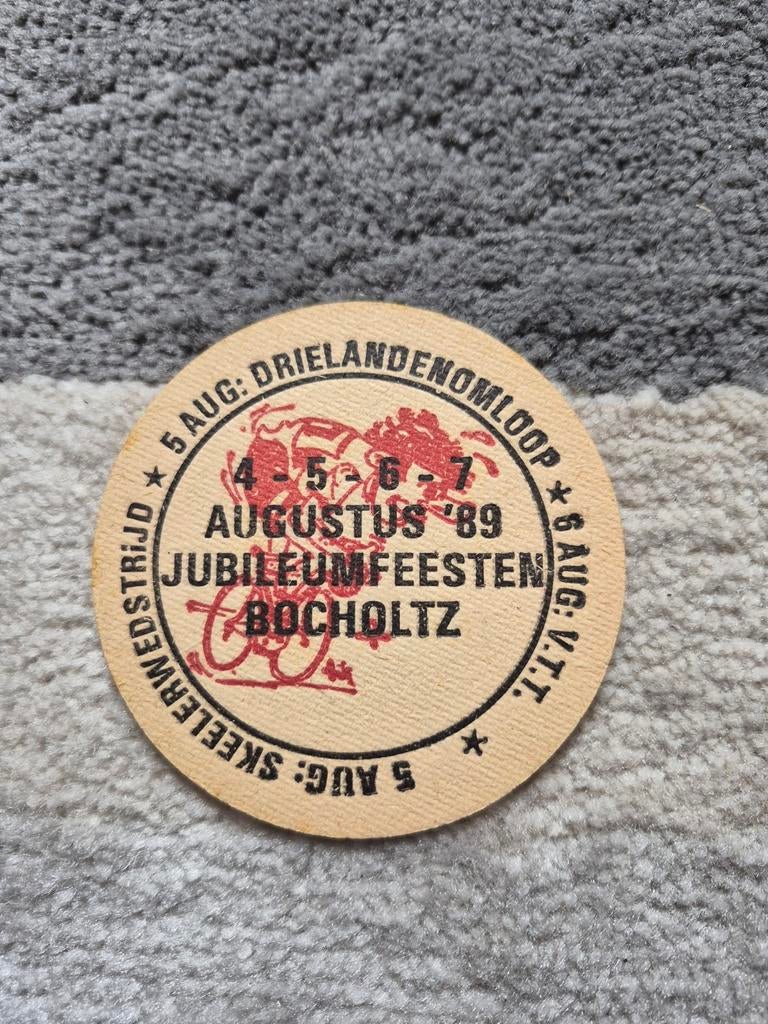 Gulpener Bierbrouwerij bierviltje - jubileumfeest '89, Ophalen of Verzenden