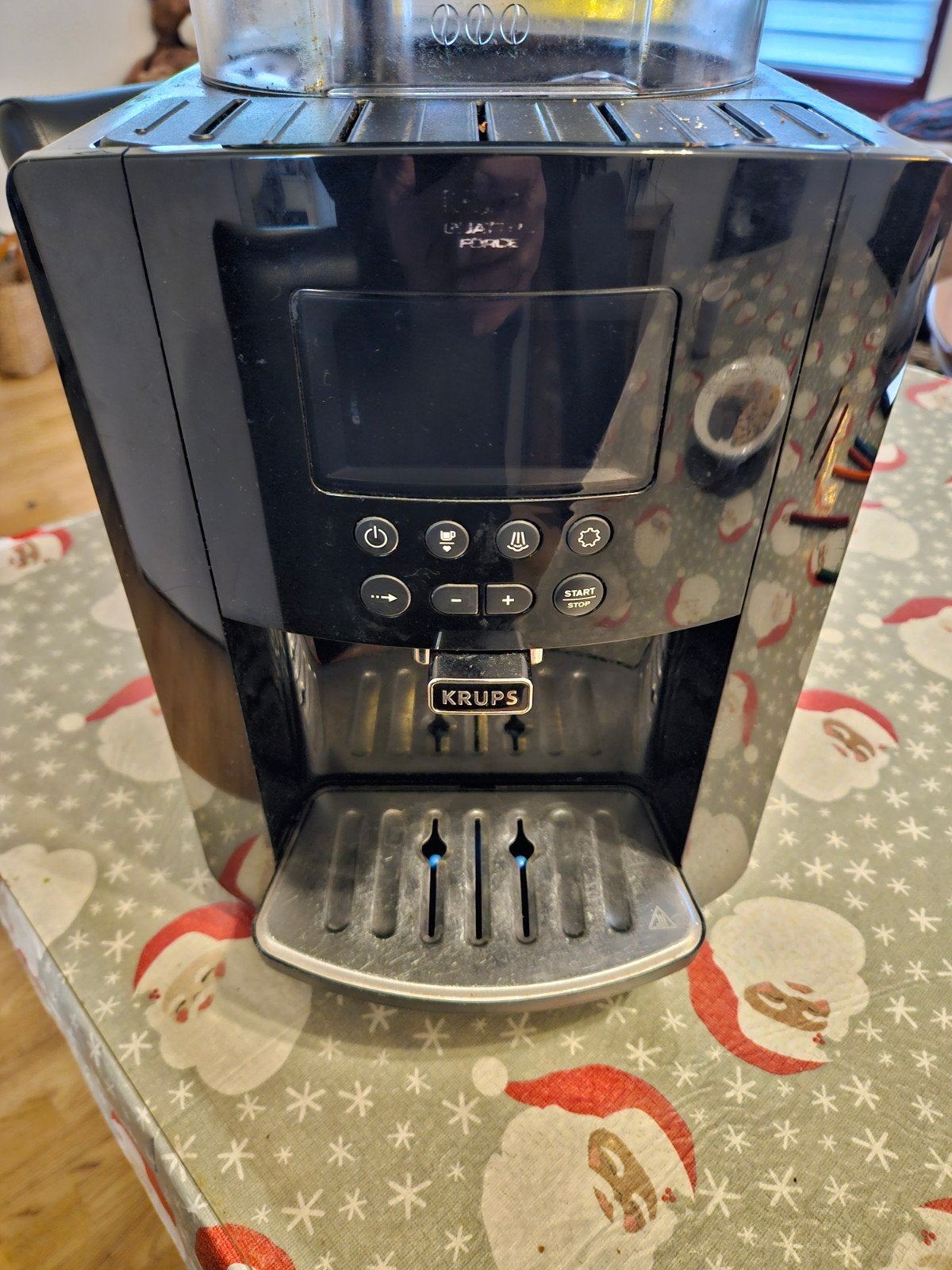 Krups EA81 FDB145000P Espresso Apparaat Zwart, Ophalen, Koffiemachine