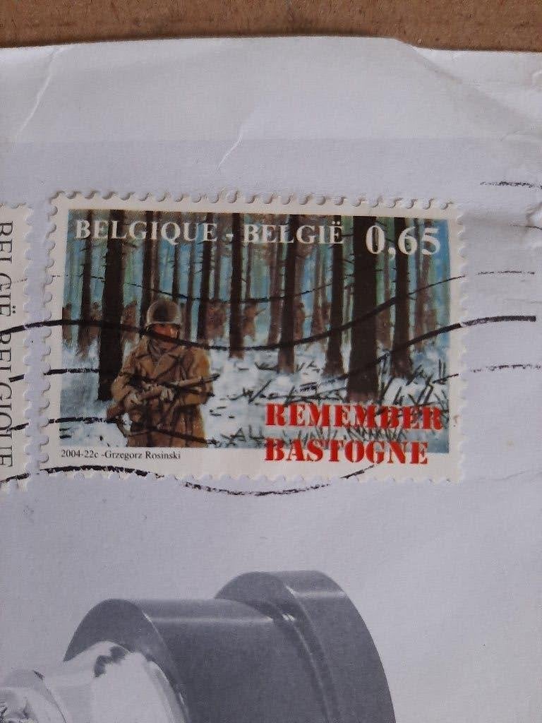 2004 Belgie 60 jaar Slag om de Ardennen Remember Bastogne, Verzenden, Gestempeld