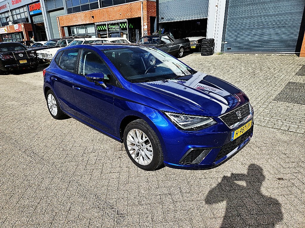 Seat Ibiza 1.0 Ecotsi  2020 Blauw  114000 KM !, Voorwielaandrijving, Stof, 40 €/maand, 95 pk