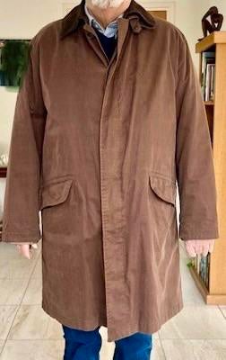 Wellington of Bilmore herenjas – Country coat – Wol gevoerd, Ophalen, Zo goed als nieuw, Maat 52/54 (L), Bruin