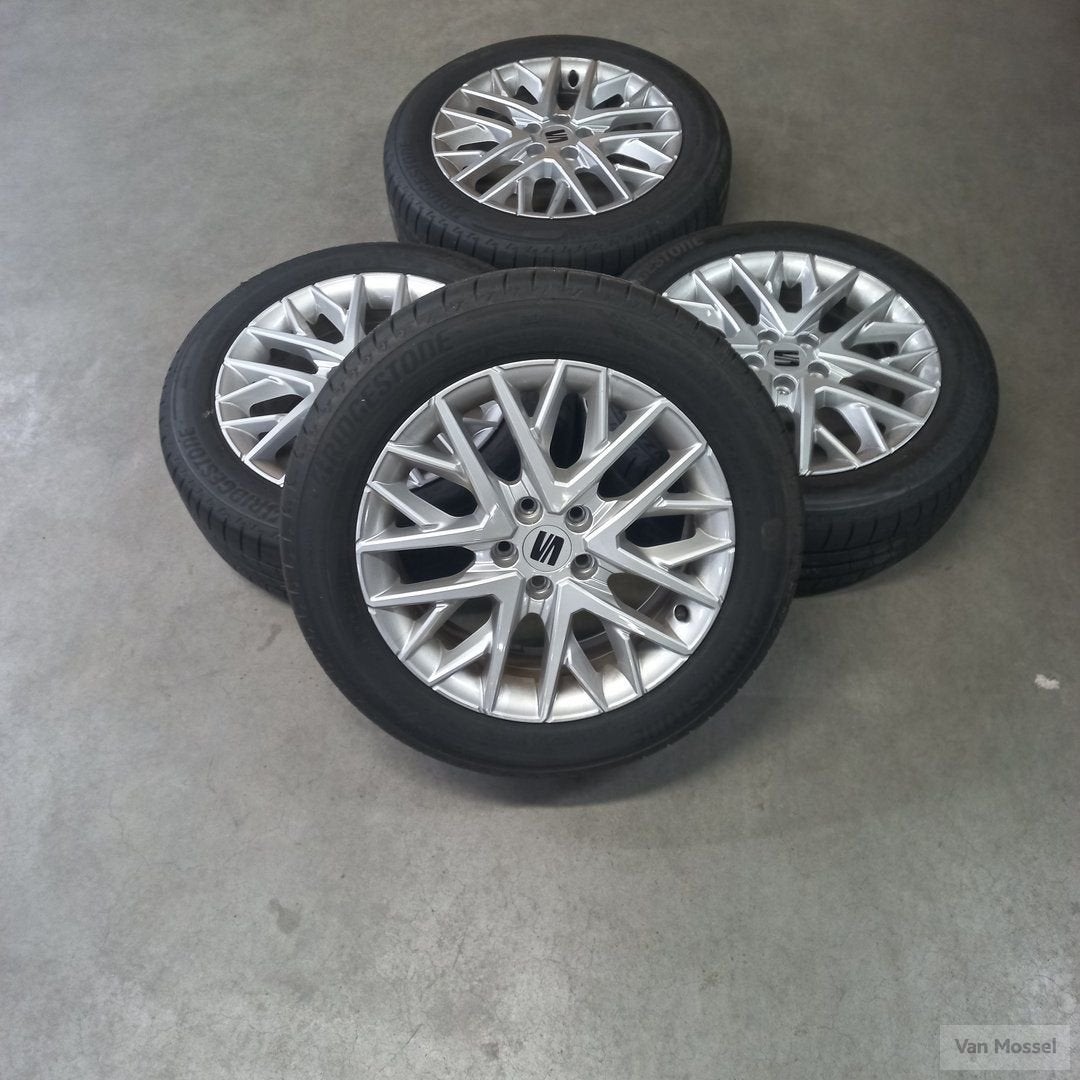 Seat Ibiza Bridgestone Turanza ECO Enliten 195/55/R16 91V, Gebruikt, -, Banden en Velgen, Ophalen of Verzenden