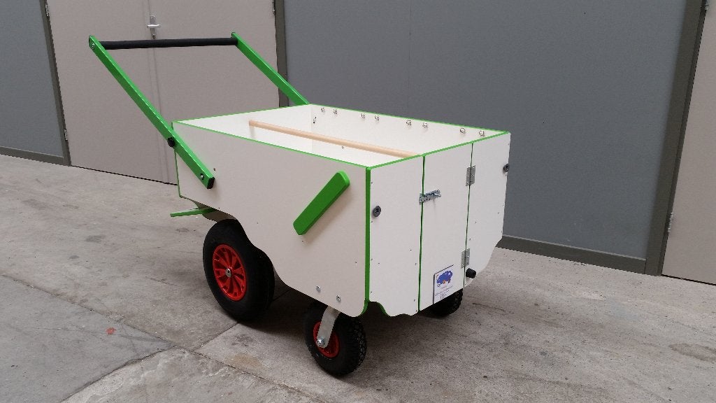 Bolderkar voor kinderopvang, Ophalen, Nieuw
