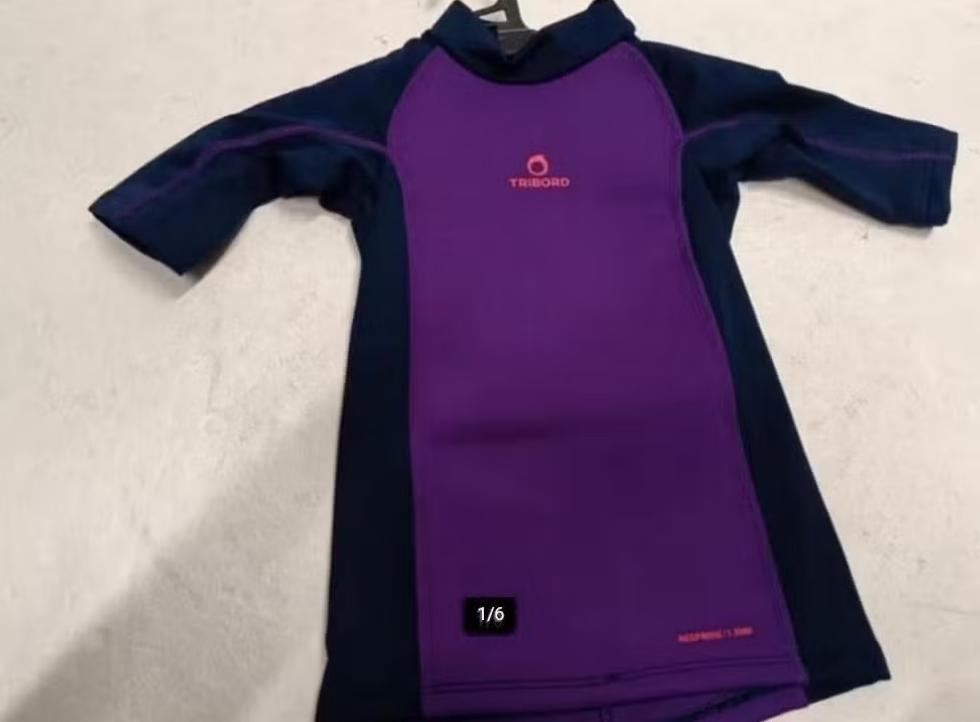 Tribord sun protector zwemshirt, rash shirt nieuw 4 & 6 jaar, Wetsuit, Kind, Ophalen of Verzenden, Zo goed als nieuw