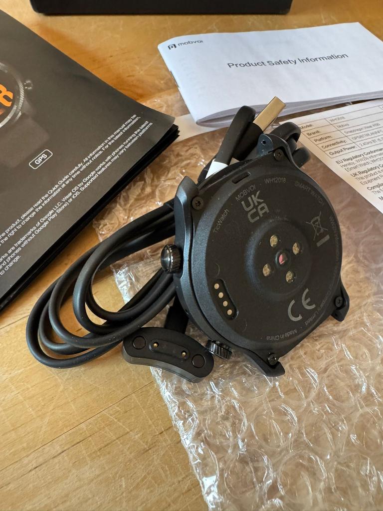 Smartwatch TicWatch Pro 3 Ultra – NIEUW in doos, Zwart, Nieuw, Ophalen of Verzenden, Waterdicht