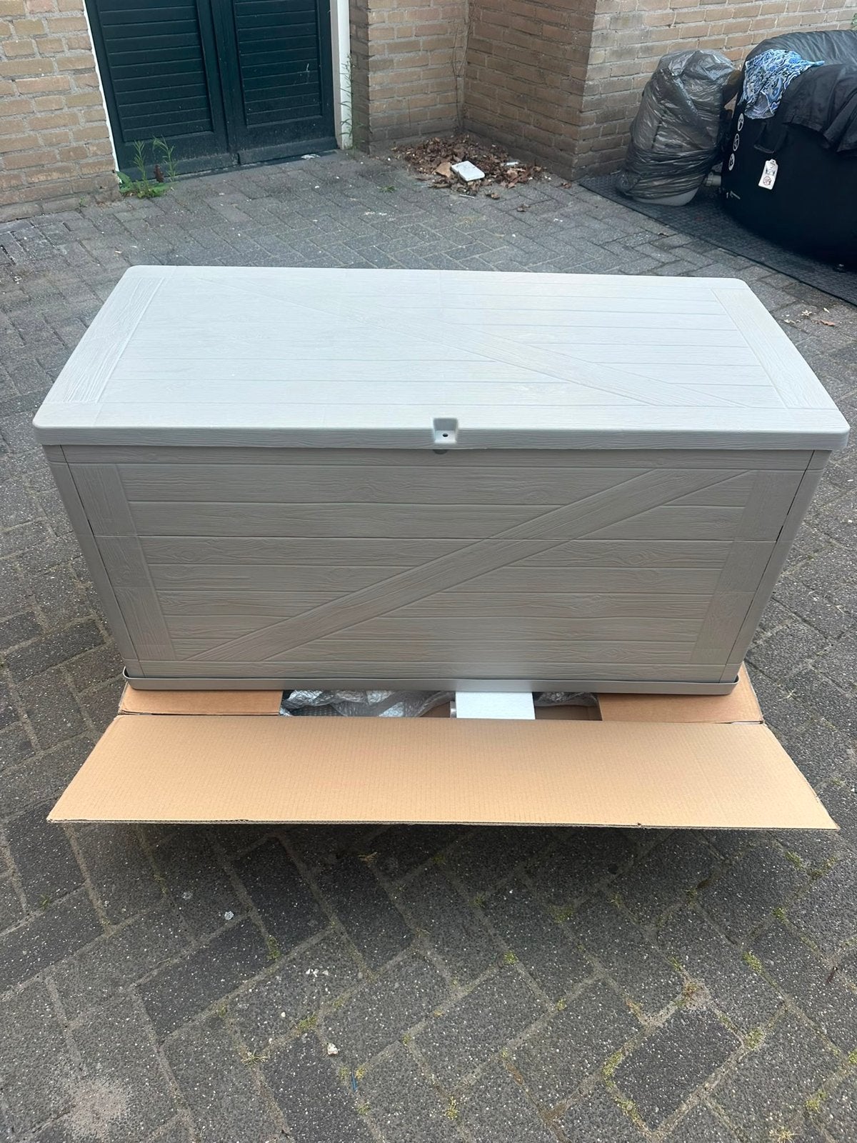 Nieuwe Kussenbox / Opbergbox voor buiten, Tuin en Terras, Ophalen, Nieuw, Kunststof, Overige typen