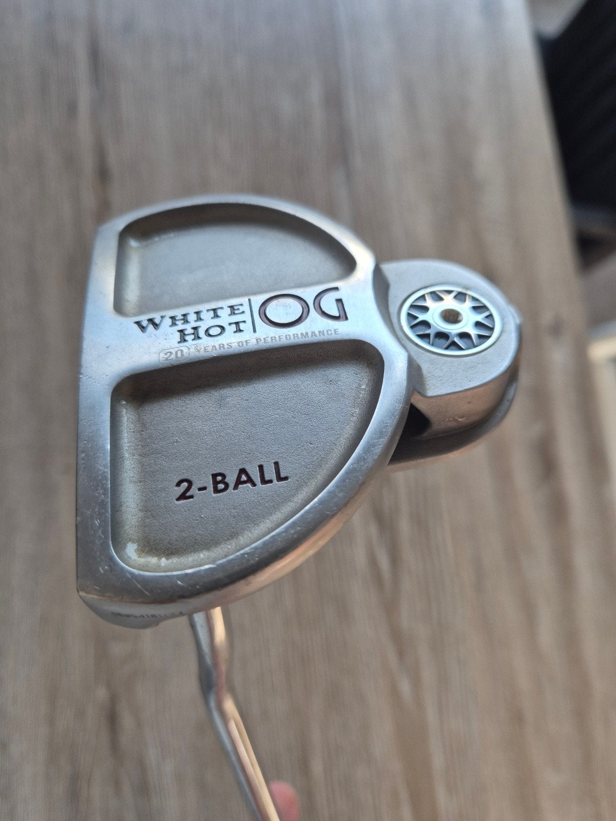 Odyssey White Hot OG 2-Ball Putter Linkshandig, Ophalen, Gebruikt, Club, Overige merken