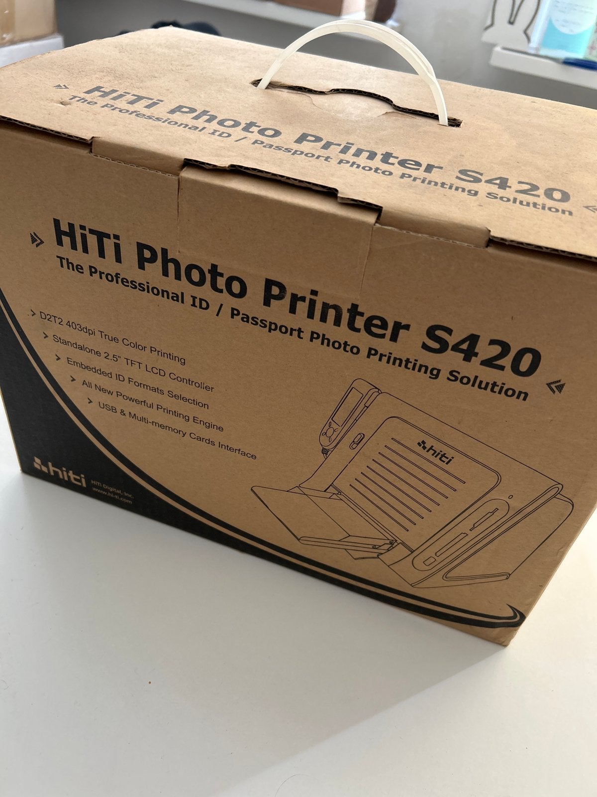 2x Gebruikte HiTi Photo Printer S420 - Fotoprinter, Ophalen, Gebruikt, Fotoprinter, PictBridge