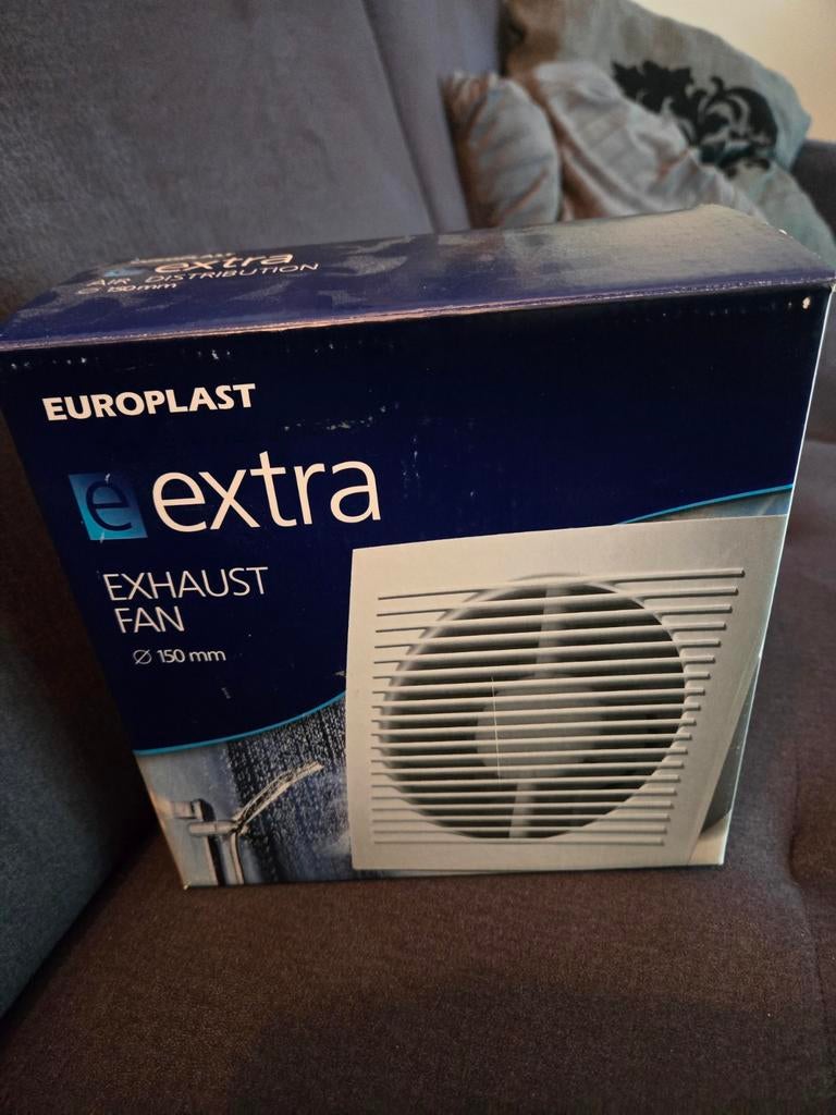 Nieuwe badkamer afzuiging 150mm - Ongebruikt, Ophalen of Verzenden