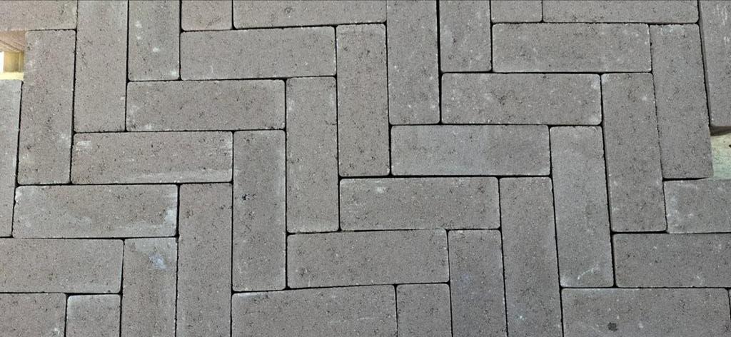 Dikformaat betonklinker 21x7x8 cm Mangaan A-Keus, Tuin en Terras, Ophalen, Klinkers, Nieuw, 10 m² of meer