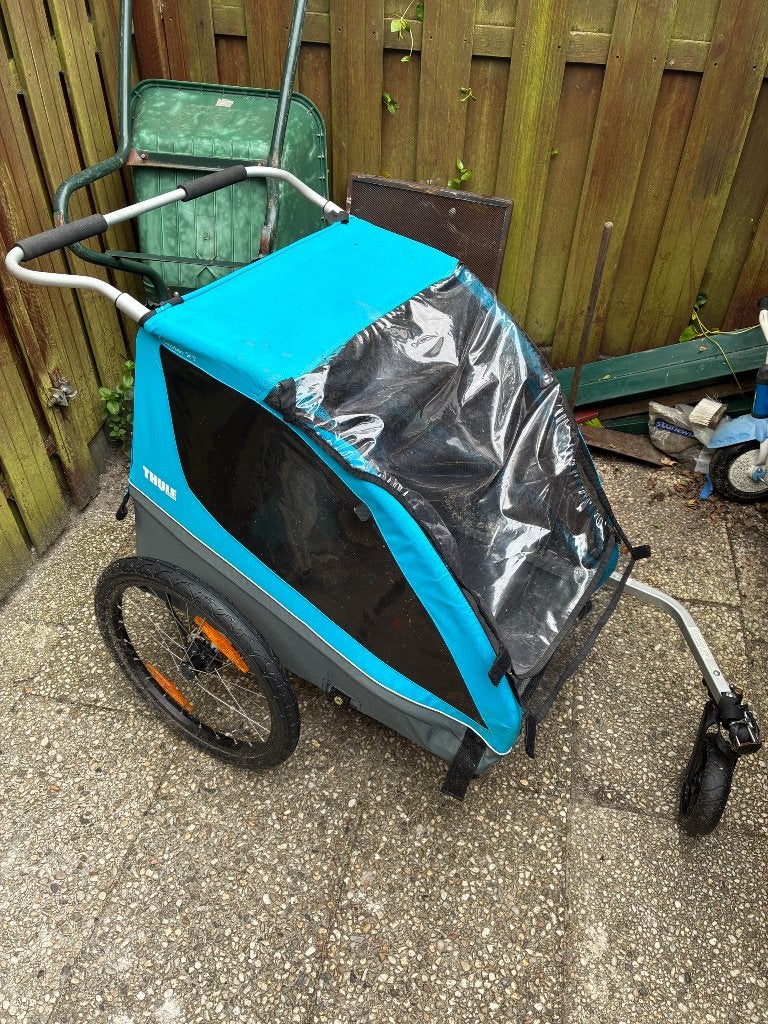 Thule Fietskar Coaster XT blauw, Ophalen, Zo goed als nieuw, 40 tot 60 kg, Thule