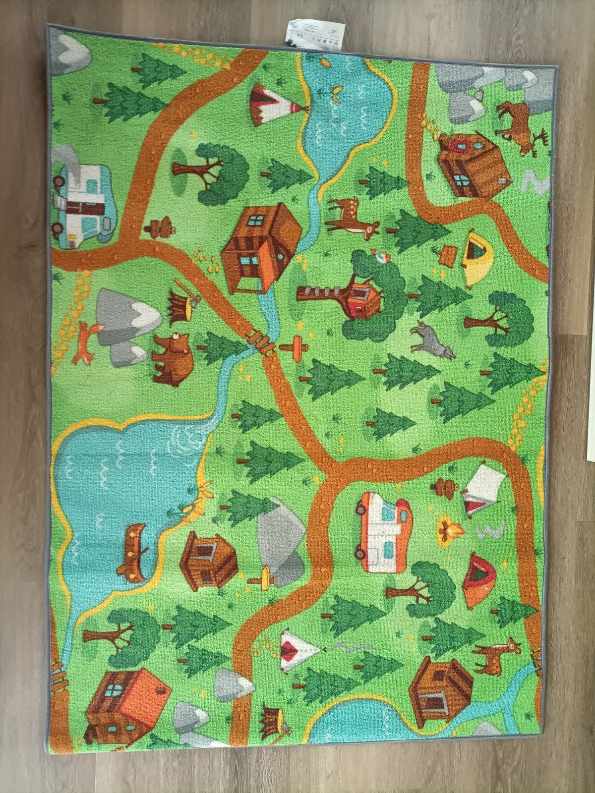 Speelkleed met camping en bos thema - Kinderkamer, Ophalen, 100 tot 150 cm, 50 tot 100 cm, Zo goed als nieuw