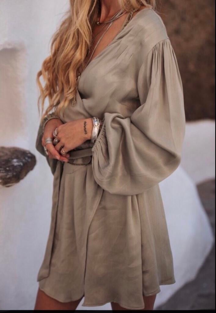 Moost wanted Zaphira balloon sleeves dress maat S, Ophalen of Verzenden, Maat 36 (S), Gedragen, Boven de knie