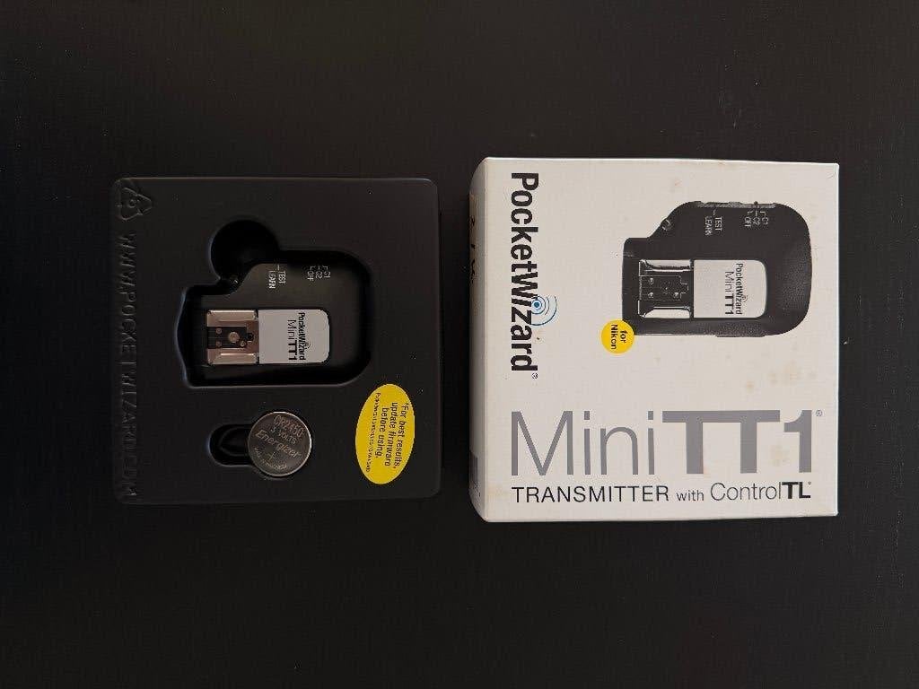 PocketWizard MiniTT1 zender (voor Nikon), Gebruikt, Ophalen of Verzenden, Trigger/ontvanger, Draadloos
