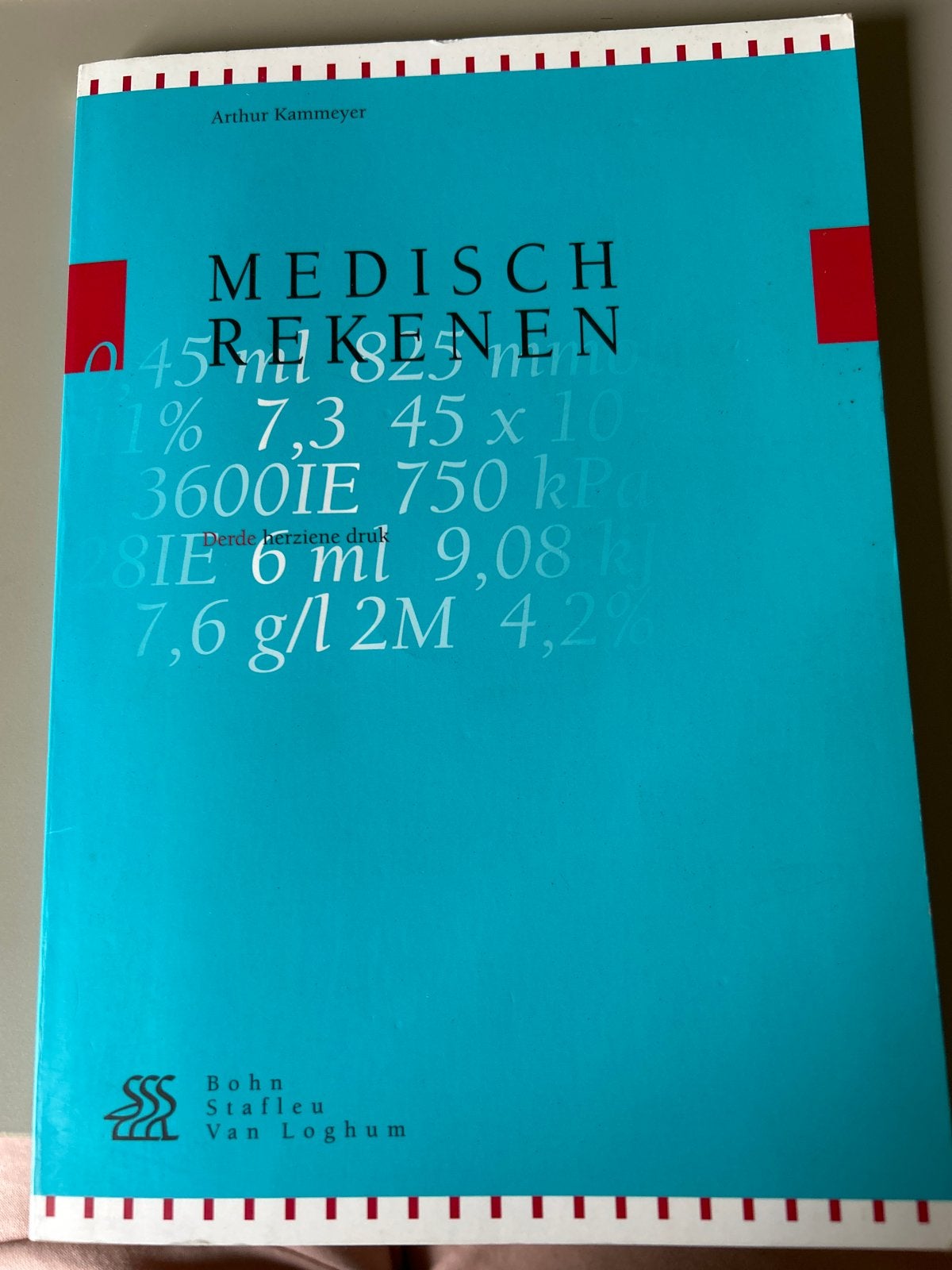 Medisch Rekenen - Arthur Kammeyer (Derde herziene druk), Boeken, Ophalen of Verzenden, Beta, Gelezen, MBO