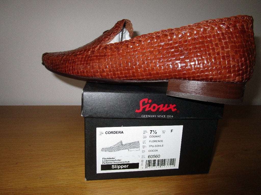 Sioux - Florence loafer instapper cognac geitenleer 7½ - 41½, Kleding | Dames, Bruin, Sioux, Instappers, Nieuw