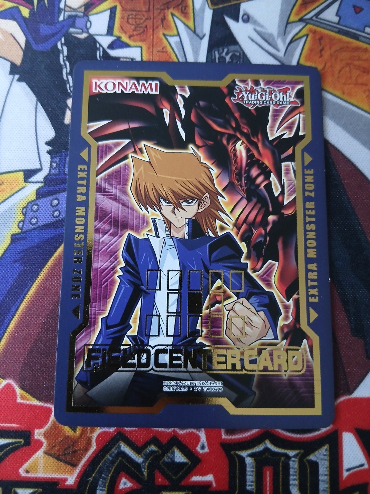 Joey Wheeler's Red-Eyes Black Dragon Field Center Card YGO, Ophalen of Verzenden, Zo goed als nieuw, Foil
