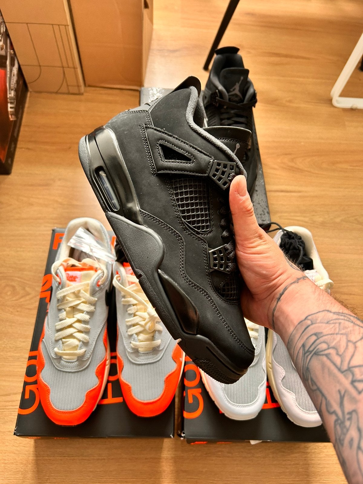 Jordan 4 Retro “Black Cat”, Ophalen, Nieuw, Zwart, Sneakers of Gympen