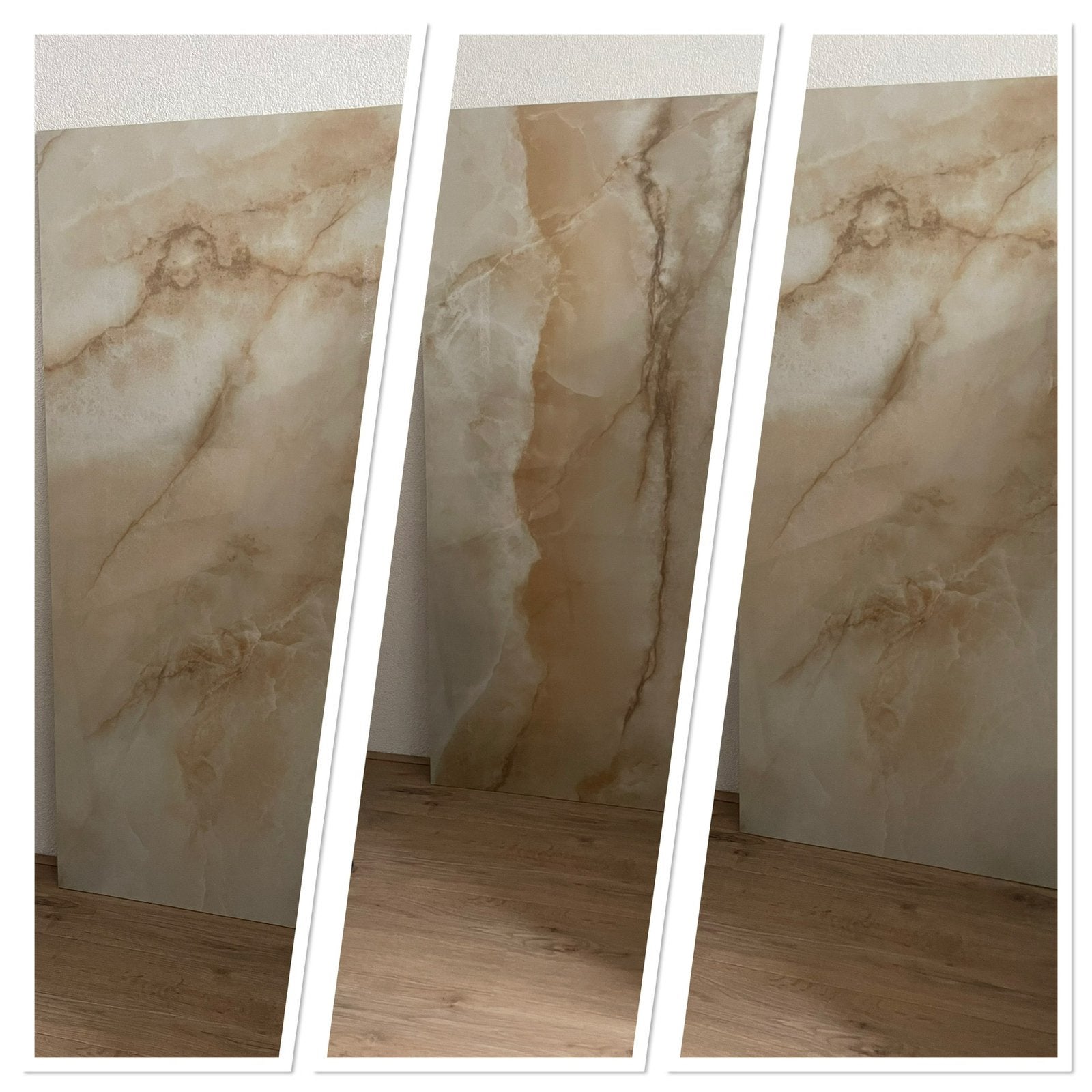 3 stuks wandtegel/vloertegel - 60 x 120 cm - marmerlook, Ophalen, 60 cm of meer, Nieuw, Minder dan 5 m²