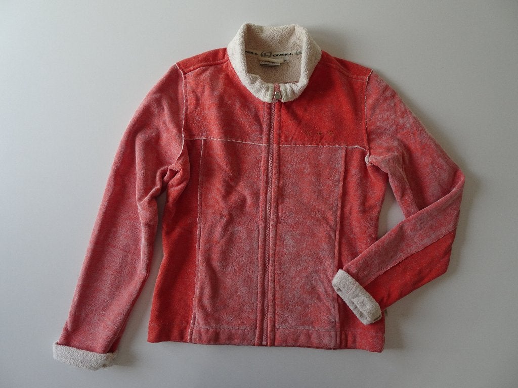 O'Neill Oneill fleece vest jas teddy oranje crème 38 M, Maat 38/40 (M), Overige typen, Ophalen of Verzenden, O'Neill