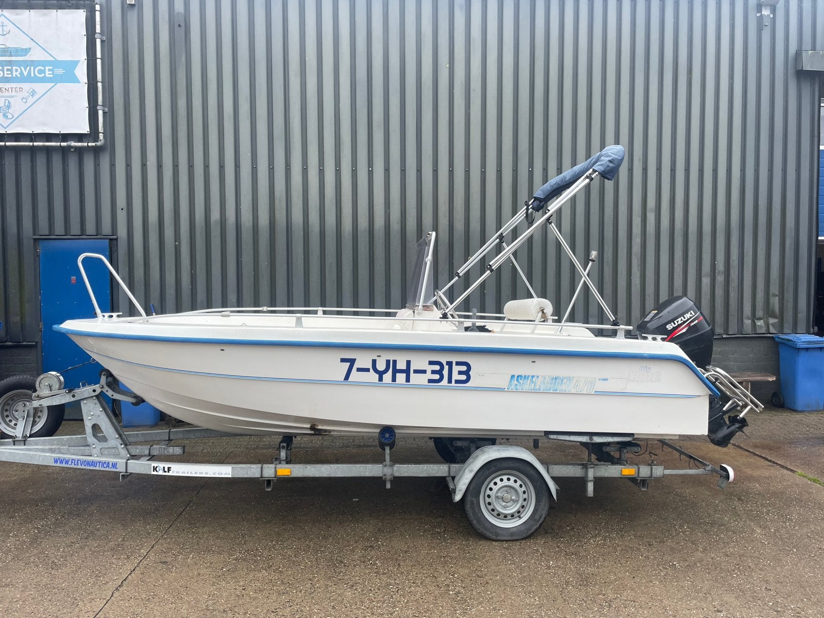 Yamarin 470 Big ride + suzuki 25 pk 4 takt injectie!, Ophalen, 10 tot 30 pk, Gebruikt, Met afstandsbediening
