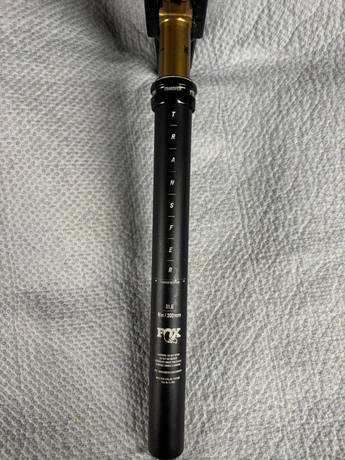FOX Transfer Factory Dropper Post – 31.6 mm / 200 mm, Fietsen en Brommers, Fietsonderdelen, Ophalen of Verzenden, Zo goed als nieuw