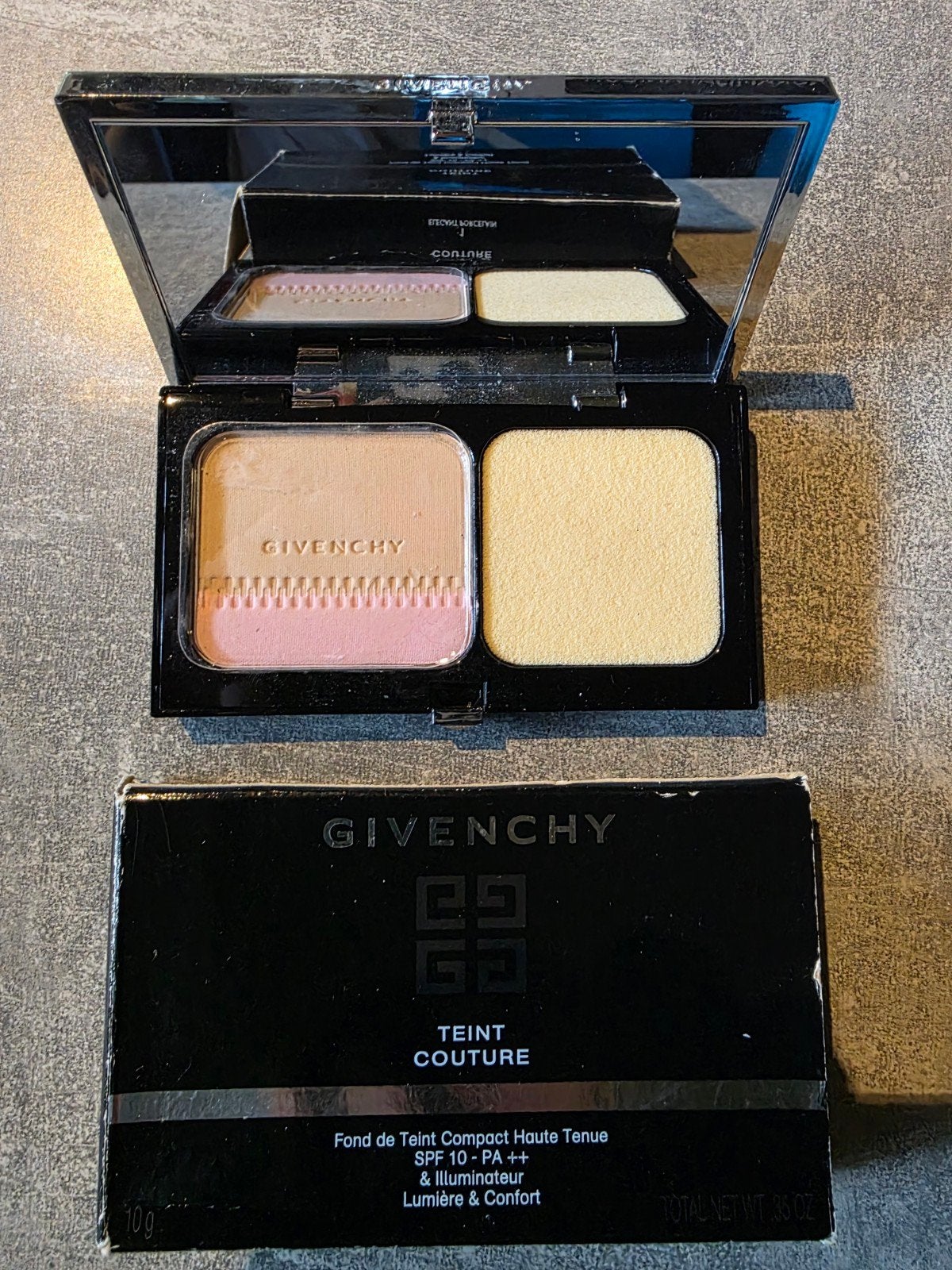 Givenchy Teint Couture Compact Foundation Elegant Porcelain, Overige kleuren, Gehele gezicht, Onbekend, Nieuw
