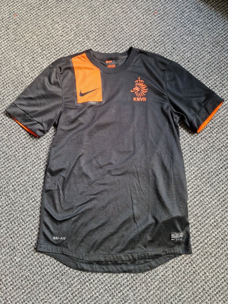 Retro Oranje Uit shirt 2012-2013, Maat S Nederlands elftal 8, Maat S, Ophalen of Verzenden, Zo goed als nieuw, Shirt