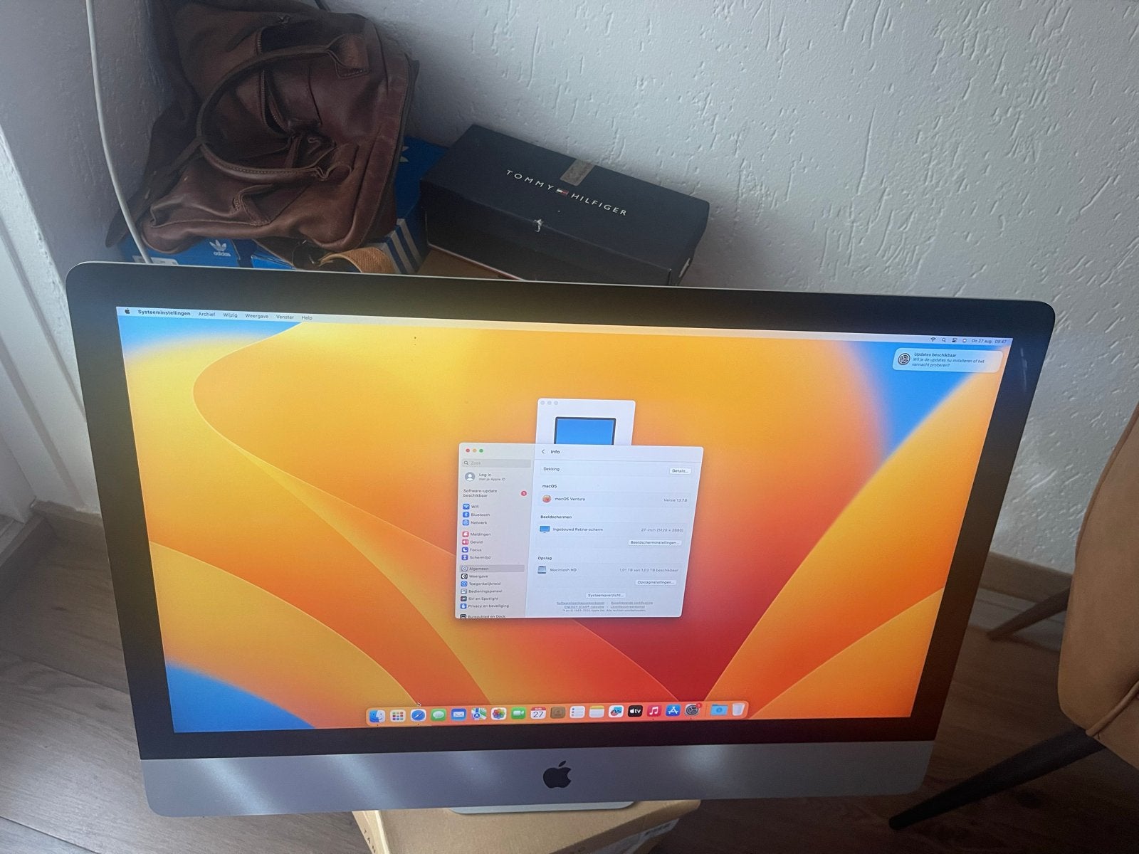 iMac Retina 5K, 27-inch, 2017 (zonder accessoires), Computers en Software, Apple Desktops, 8 GB, IMac, Ophalen of Verzenden, Zo goed als nieuw