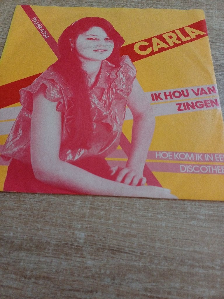 164 Single Carla – Hoe kom ik in een discotheek – TS 4054 TF, 7 inch, Ophalen of Verzenden, Zo goed als nieuw, Overige typen