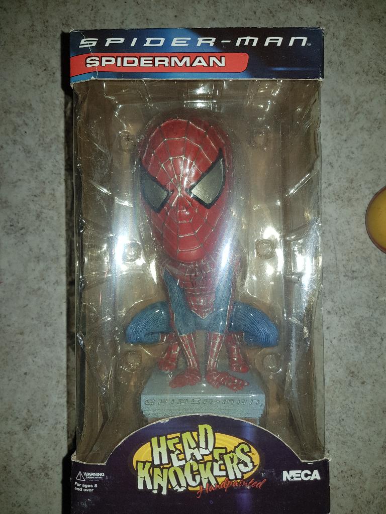 Marvel spider-man spiderman neca headknockers, Ophalen of Verzenden, Gebruikt, Film, Actiefiguur of Pop