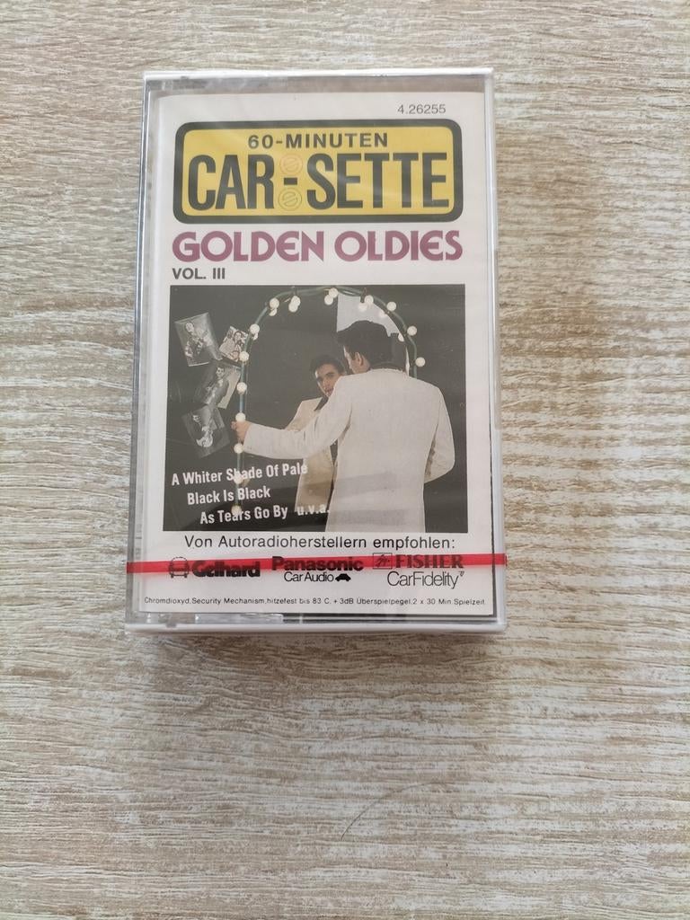 Car-sette golden oldies vol 3, Ophalen of Verzenden, Nieuw in verpakking, 1 bandje