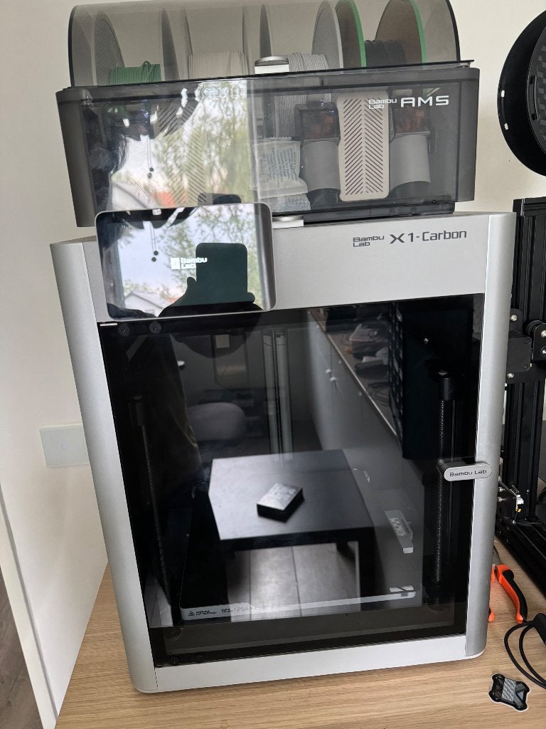 Bambu Lab X1C + AMS, Computers en Software, 3D Printers, Zo goed als nieuw, Filament, Ophalen